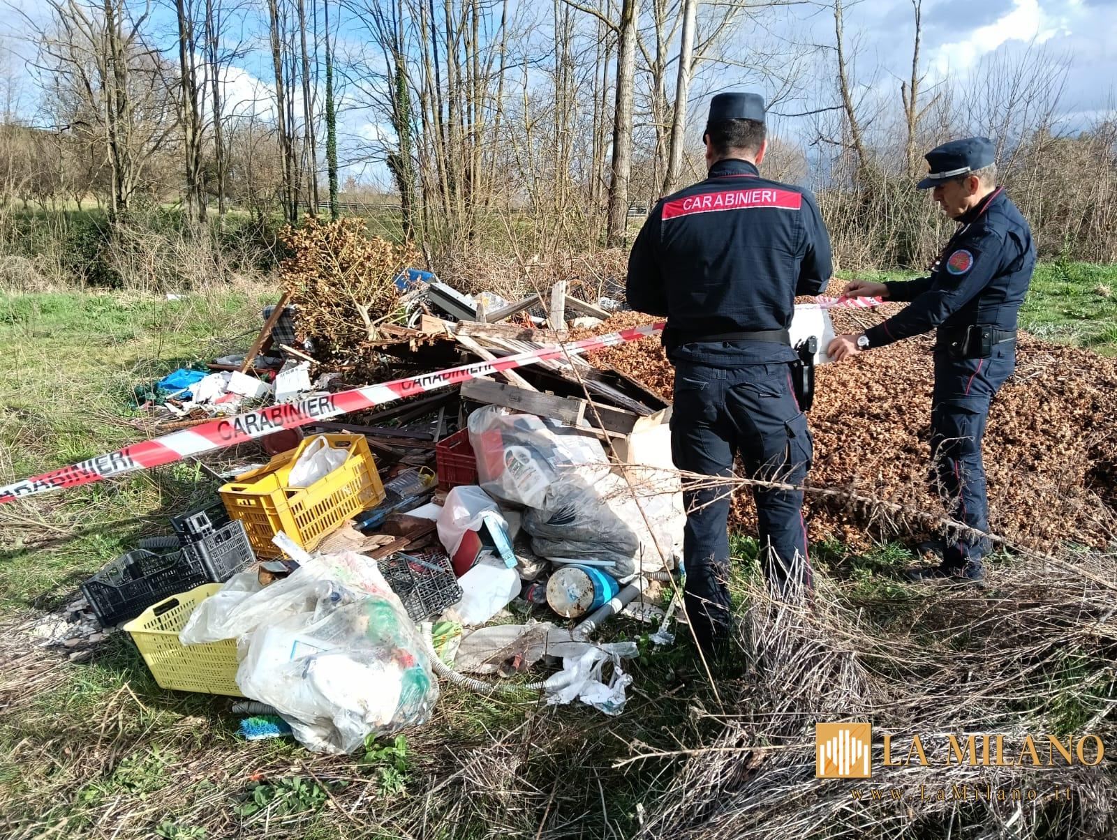 Caianello: sequestrate quattro aree con rifiuti speciali e denunciato il titolare della società proprietaria del fondo agricolo