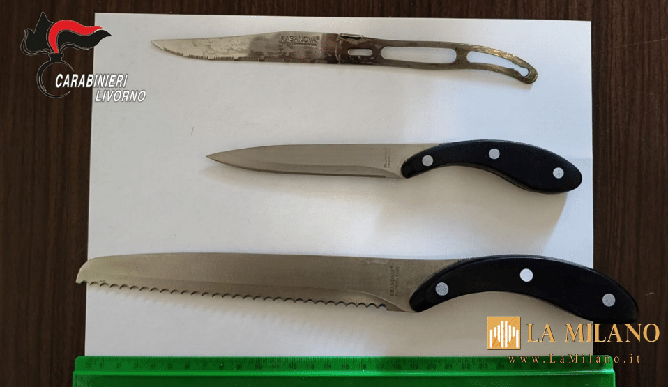 Piombino: colpisce un uomo con una coltellata al torace, 47enne arrestato in flagranza di reato per tentato omicidio