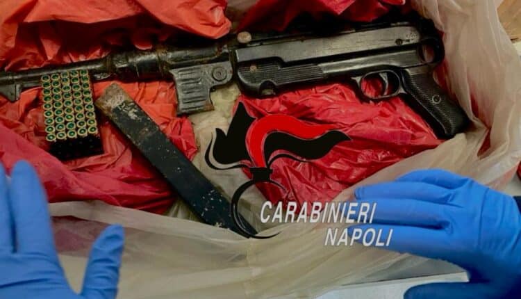Scoperto Fucile Mitragliatore e munizioni nella Napoli Sotterranea