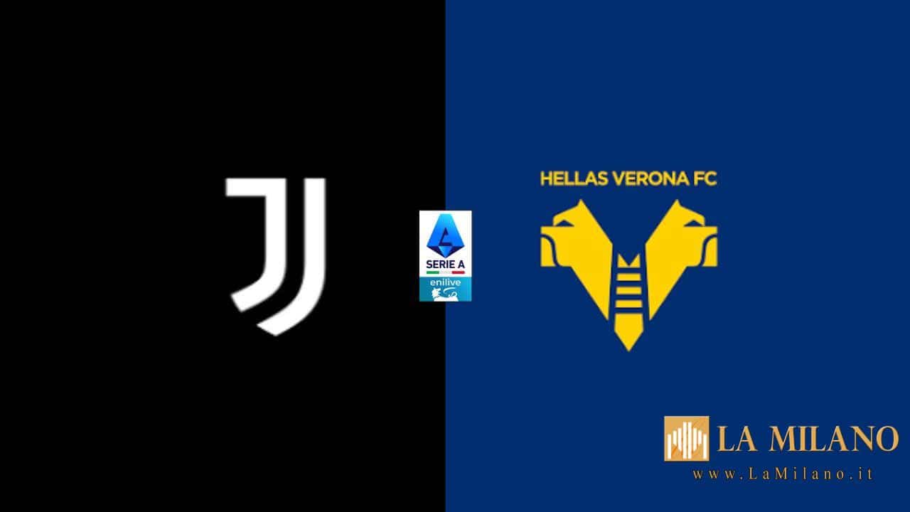 Serie A: stasera il posticipo Juventus-Verona