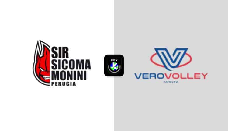 Cev maschile: domani il ritorno dei quarti tra Sir Sicoma Monini Perugia e Vero Volley Monza.