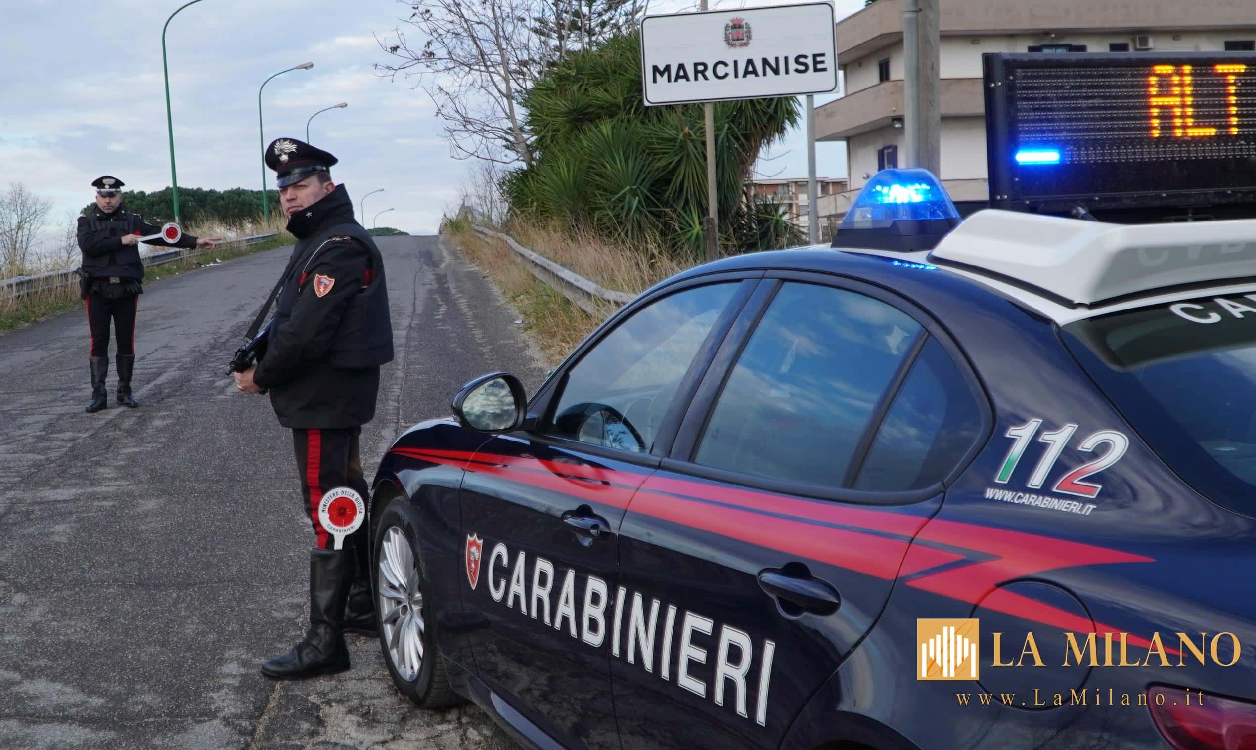 Marcianise e Sant'Arpino: Controllo straordinario del territorio e arresti per atti persecutori e minacce