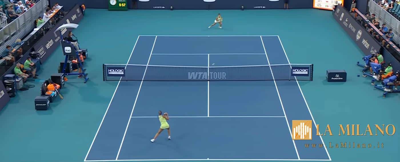 Singolare femminile Miami Open: Paolini conquista la semifinale.