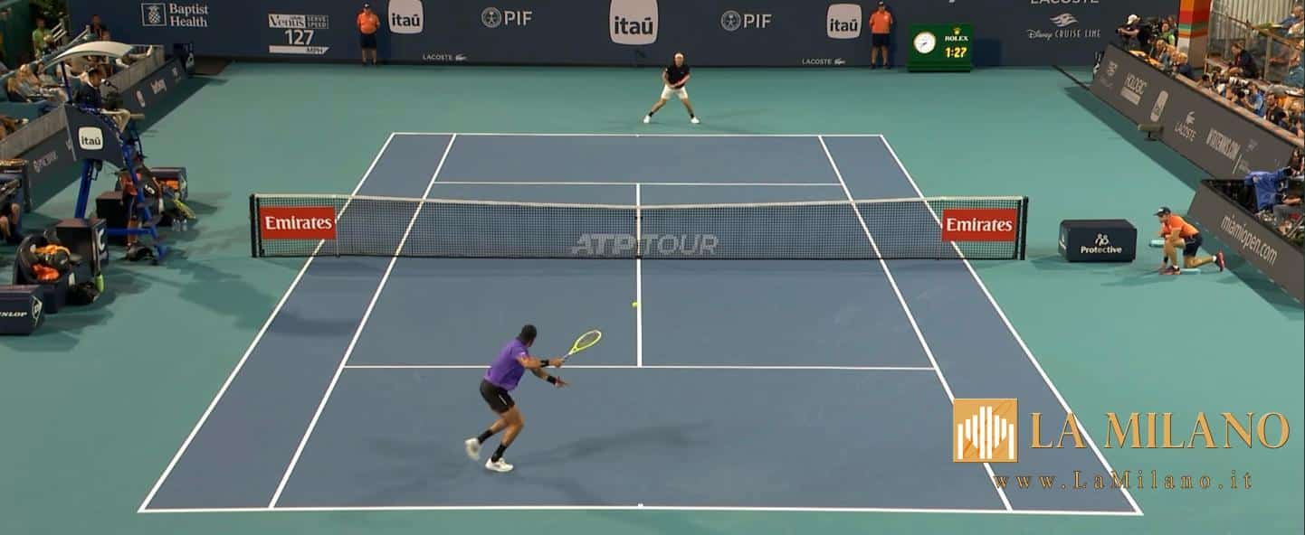 Singolare maschile Miami Open Berrettini eliminato ai quarti da Fritz