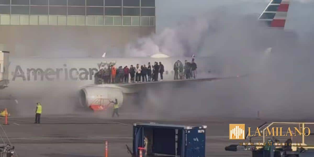 Incendio a bordo: atterraggio d’emergenza a Denver per un volo American Airlines