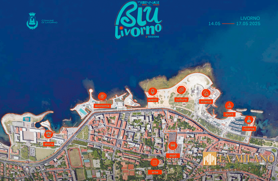 Blu Livorno: "Biennale del mare e dell'acqua - la sottile linea blu", la prima edizione dal 14 al 17 maggio 2025