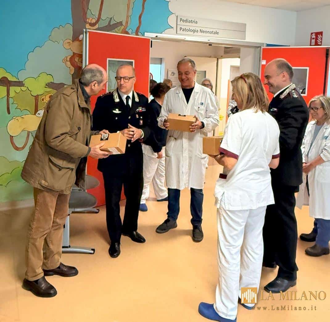 Livorno, i Carabinieri portano la Pasqua ai piccoli pazienti dell’ospedale. 
