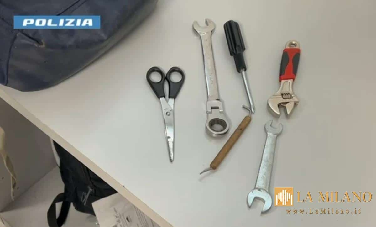 Como, fermato 31enne con attrezzi da scasso e oggetti atti ad offendere: scatta la denuncia.