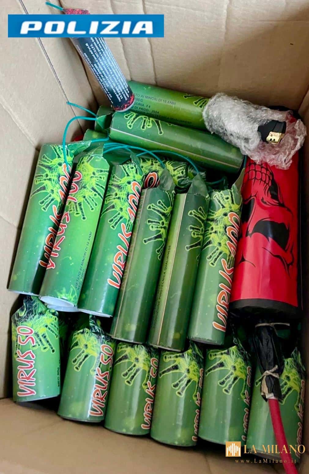 Produzione e vendita di artifici pirotecnici pericolosi: arrestato dalla Polizia di Stato