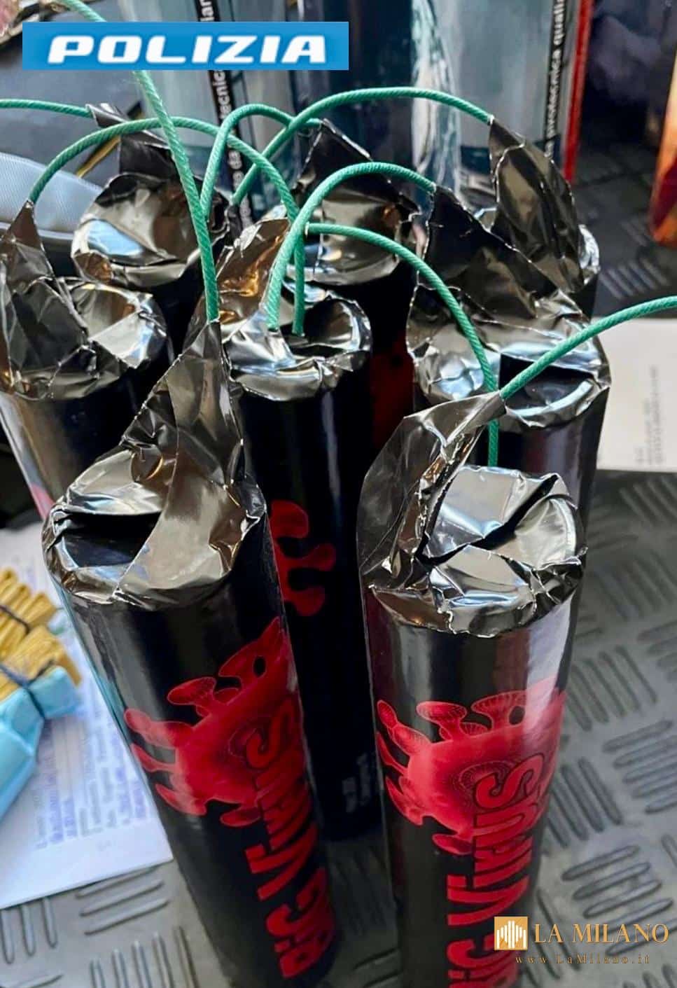 Produzione e vendita di artifici pirotecnici pericolosi: arrestato dalla Polizia di Stato