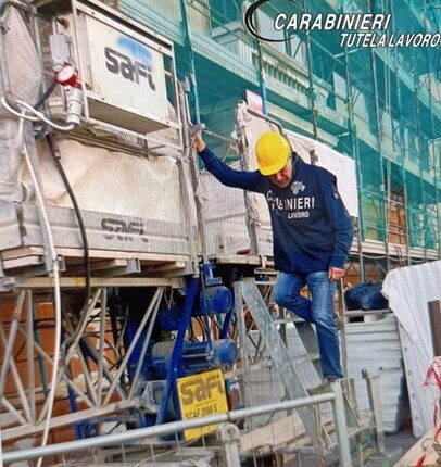 Collesalvetti, irregolarità in un cantiere: denunciato un imprenditore per violazioni sulla sicurezza