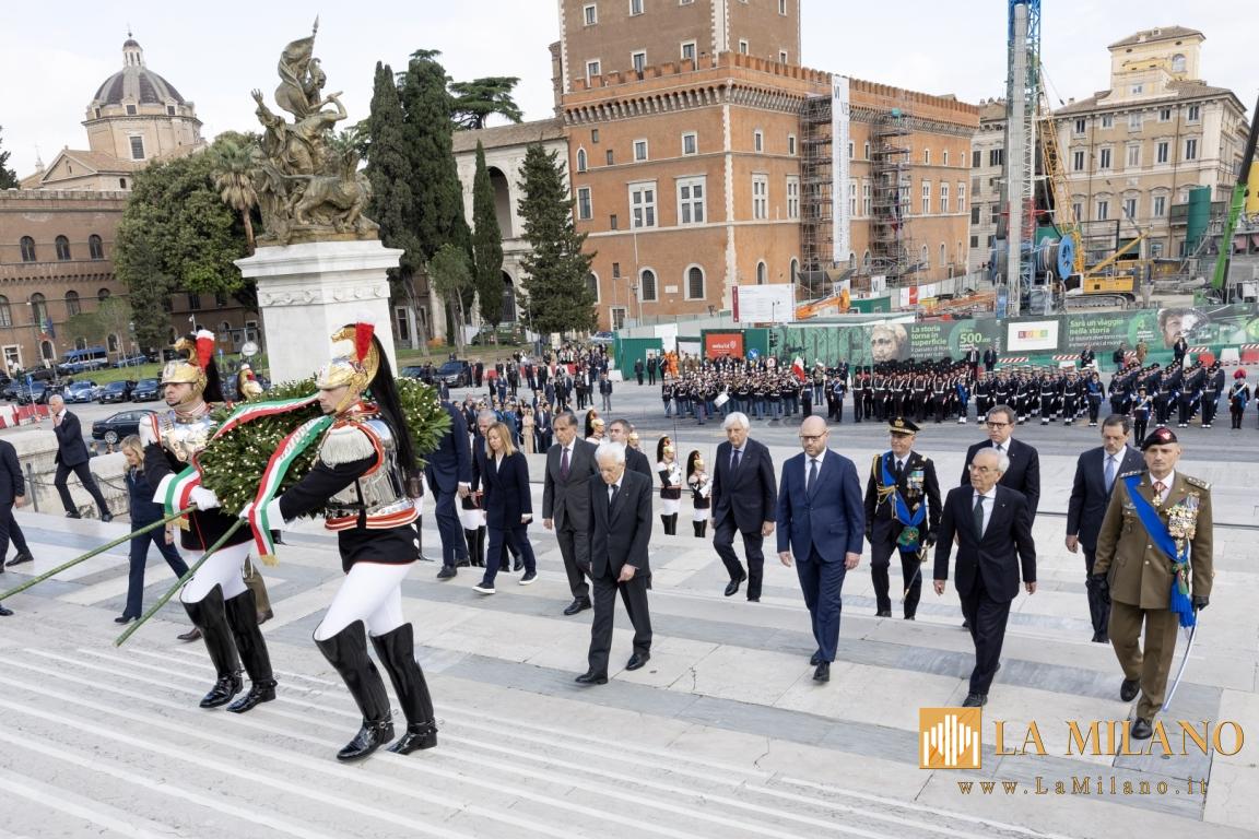 25 aprile 2025: Mattarella, Meloni e l’omaggio alla Resistenza in un’Italia che non dimentica