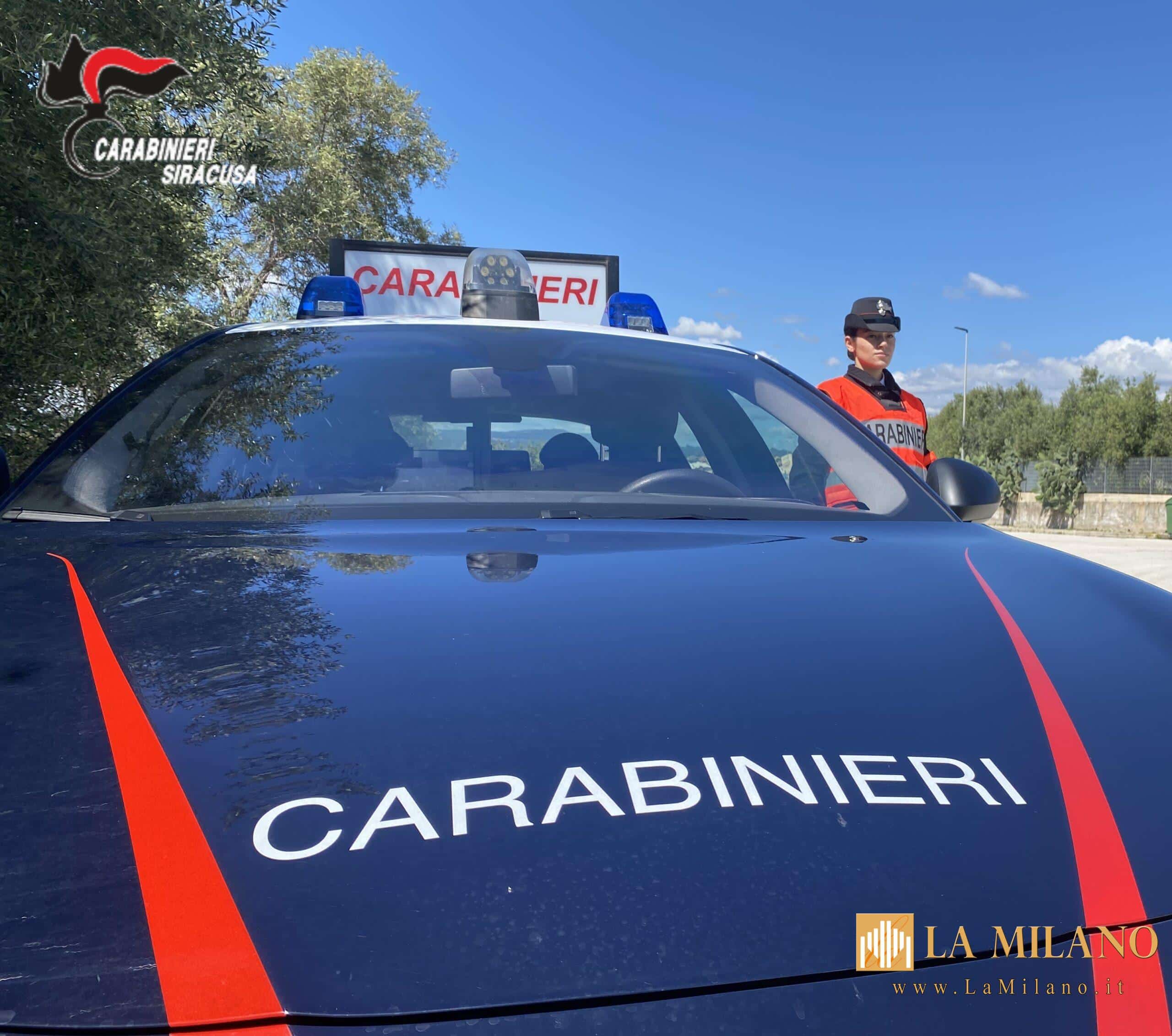 Carabinieri di Melilli arrestano 22enne per evasione e atti persecutori