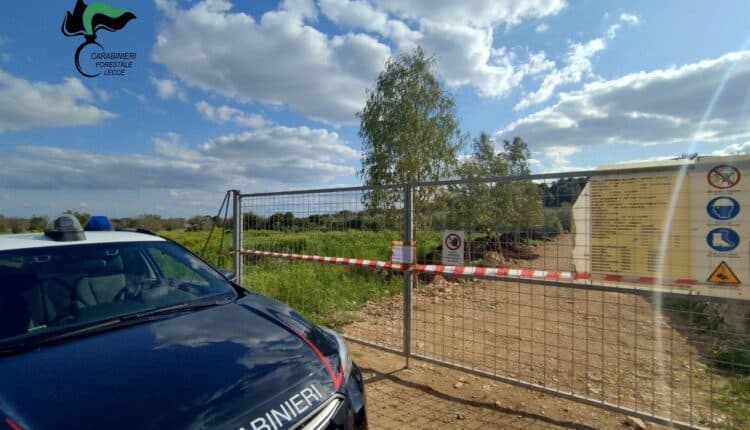 Sequestrato cantiere edile in area a vincolo paesaggistico a Castrignano del Capo
