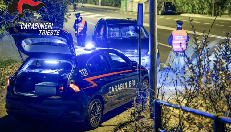 Trieste, controlli a tappeto dei Carabinieri nel weekend di Pasqua