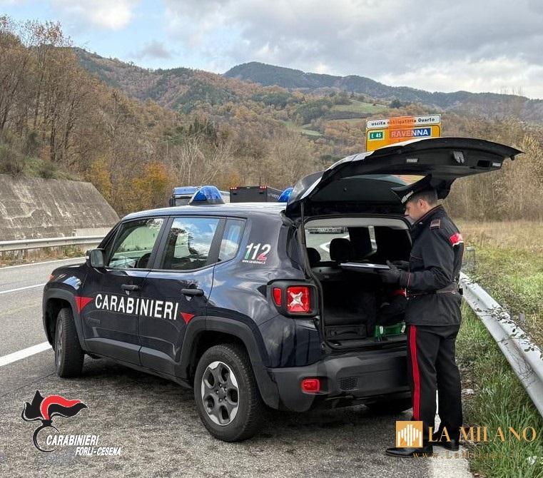 Arresti, denunce e sequestri in Valle del Savio: Operazione di controllo straordinario dei Carabinieri