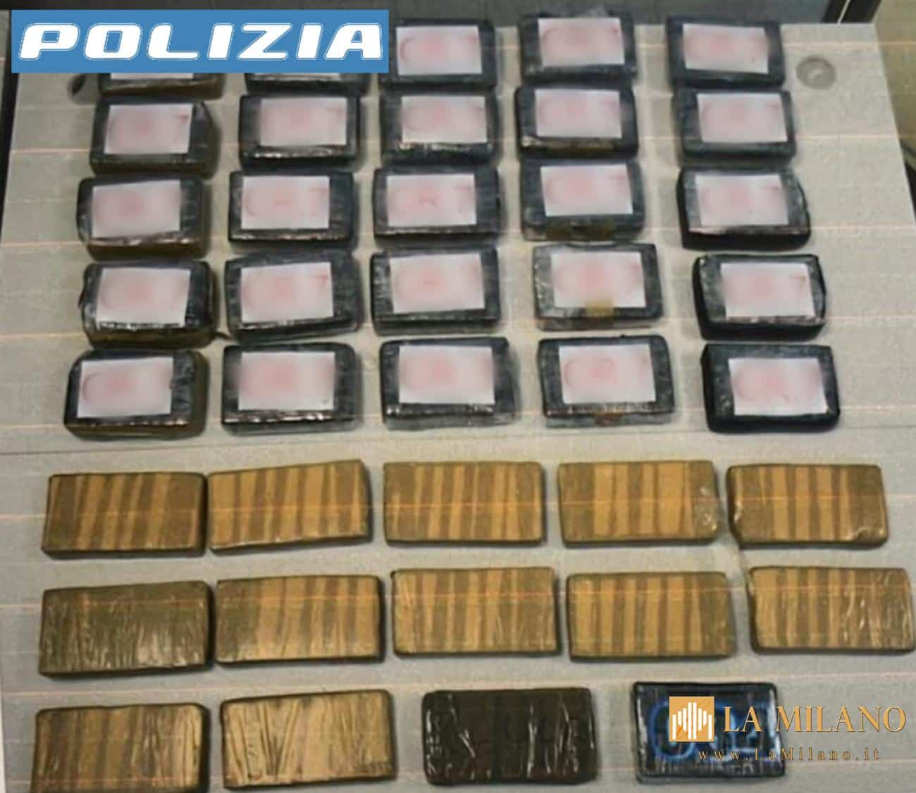 Perugia, maxi sequestro: 40 kg di cocaina e 189mila euro in contanti, arrestato 53enne albanese.