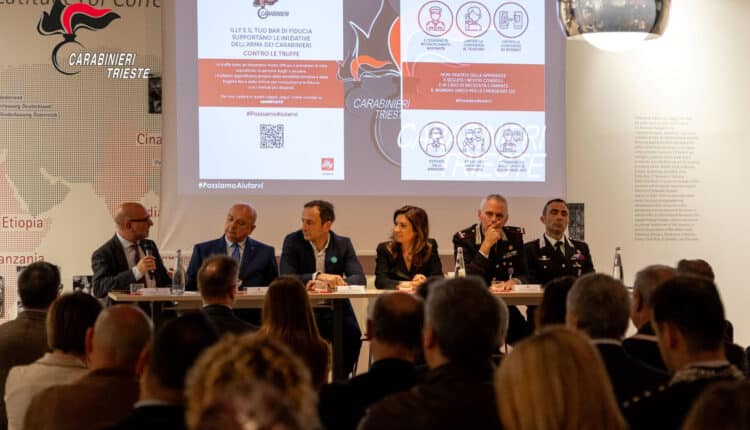 Trieste, Illycaffè e Carabinieri uniti contro le truffe: Al via campagna informativa nei bar