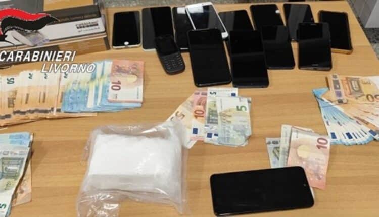 Rosignano Marittimo, 3 arresti: sequestrati 367 grammi di cocaina e quasi 5.000 euro