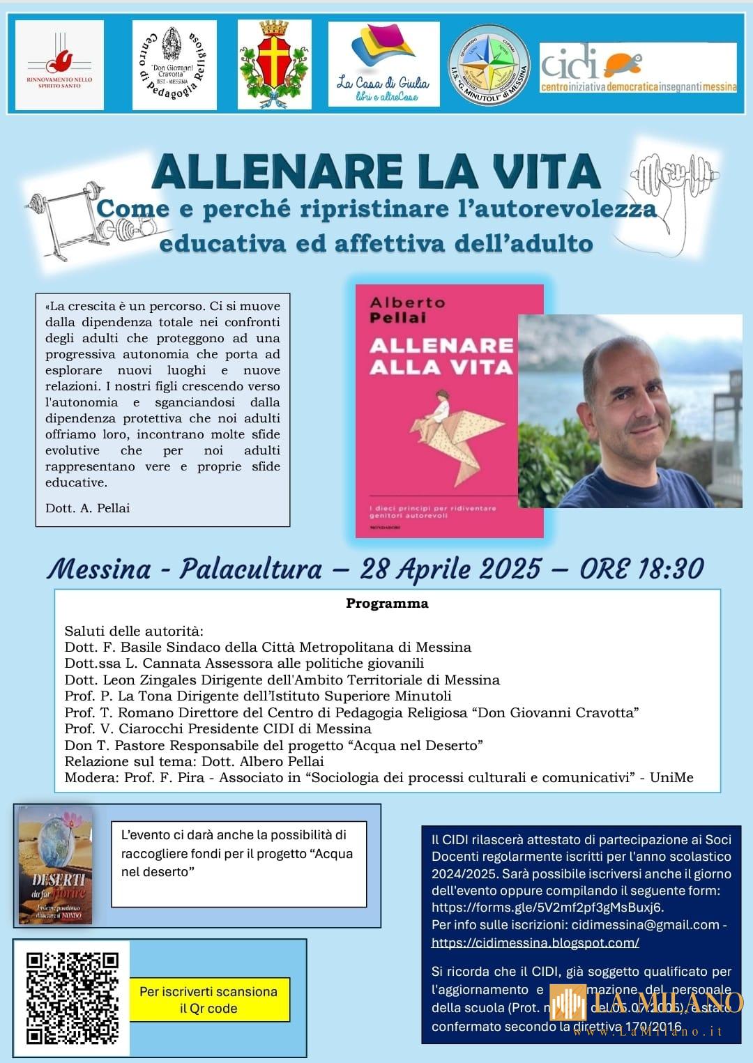 "Allenare alla vita": a Messina l'incontro che educa alla crescita