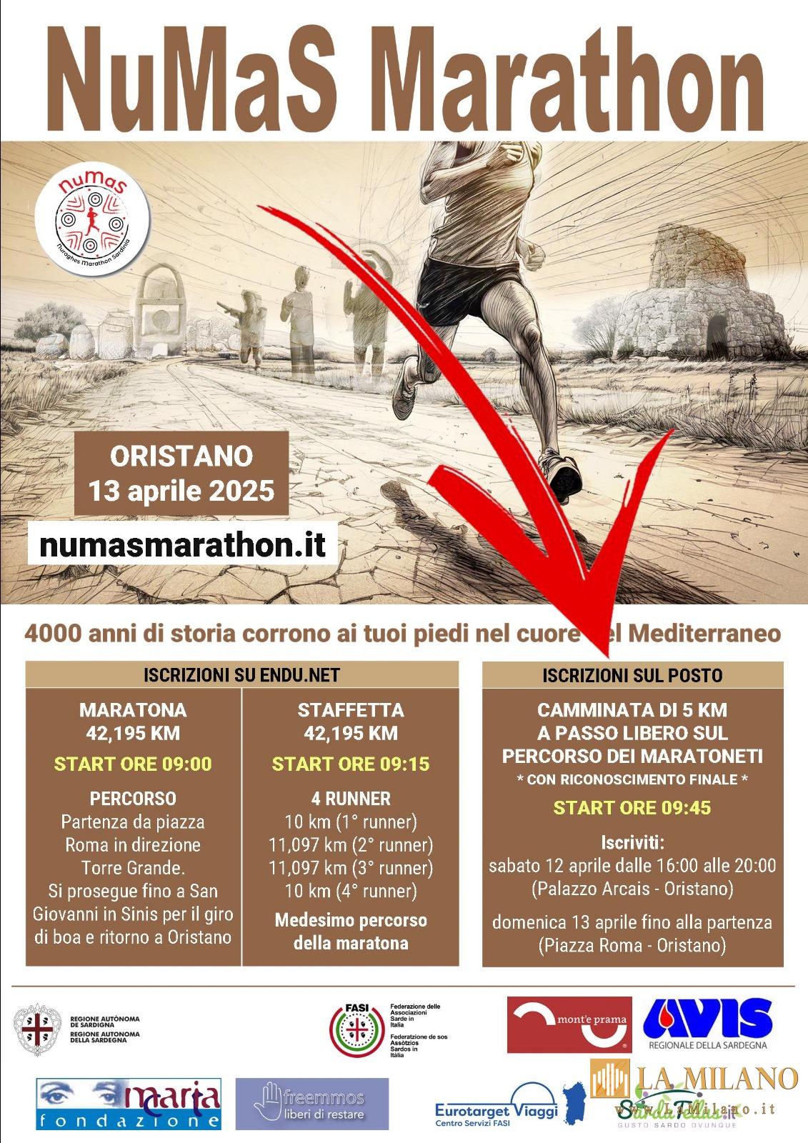 Nuraghe Marathon Sardinia: Oristano ospita la prima edizione della maratona tra sport e tradizione