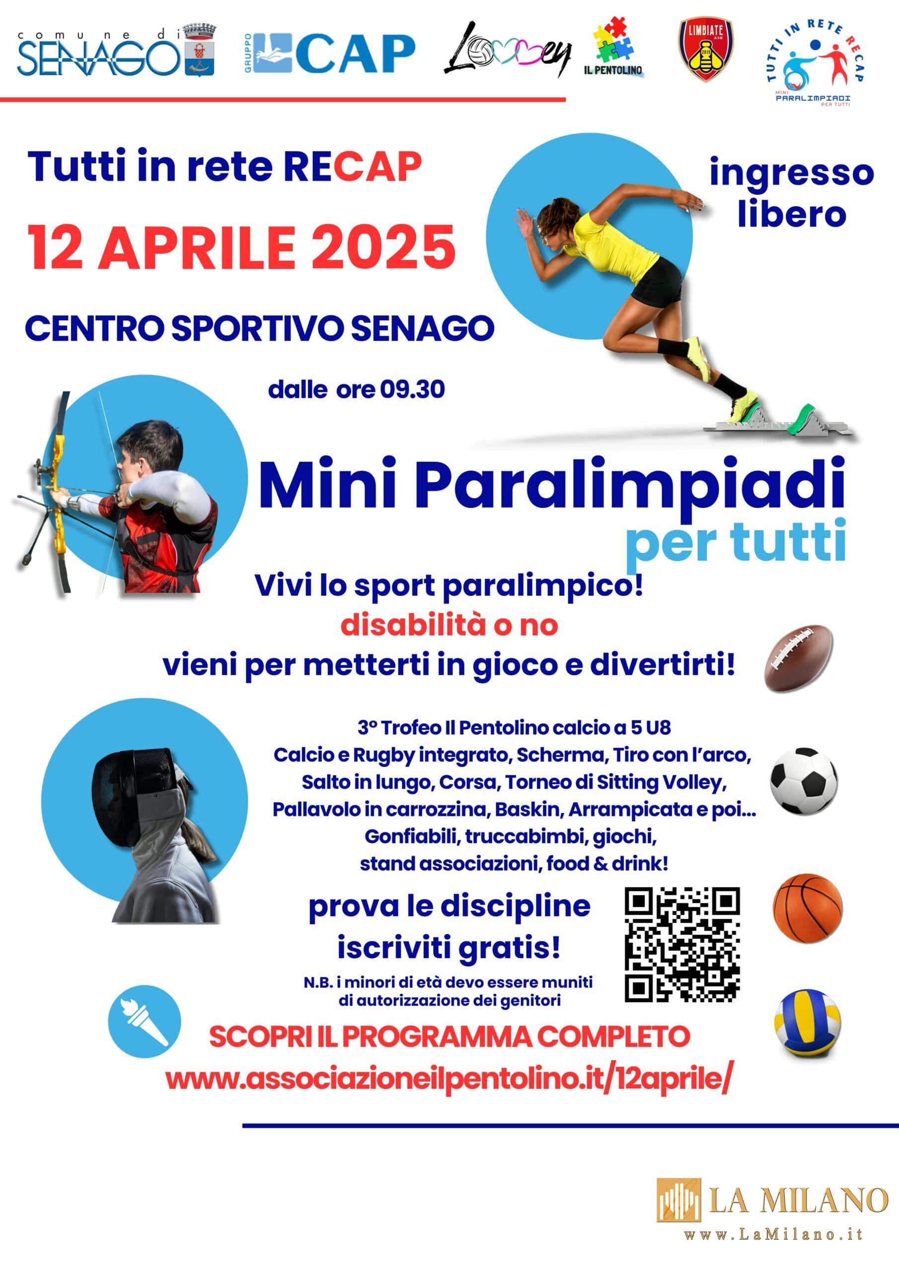 Mini-Paralimpiadi a Senago sport, inclusione e divertimento per tutti sabato 12 aprile