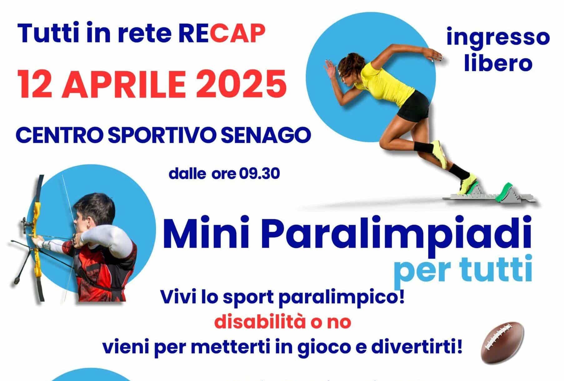 Mini-Paralimpiadi a Senago sport, inclusione e divertimento per tutti sabato 12 aprile