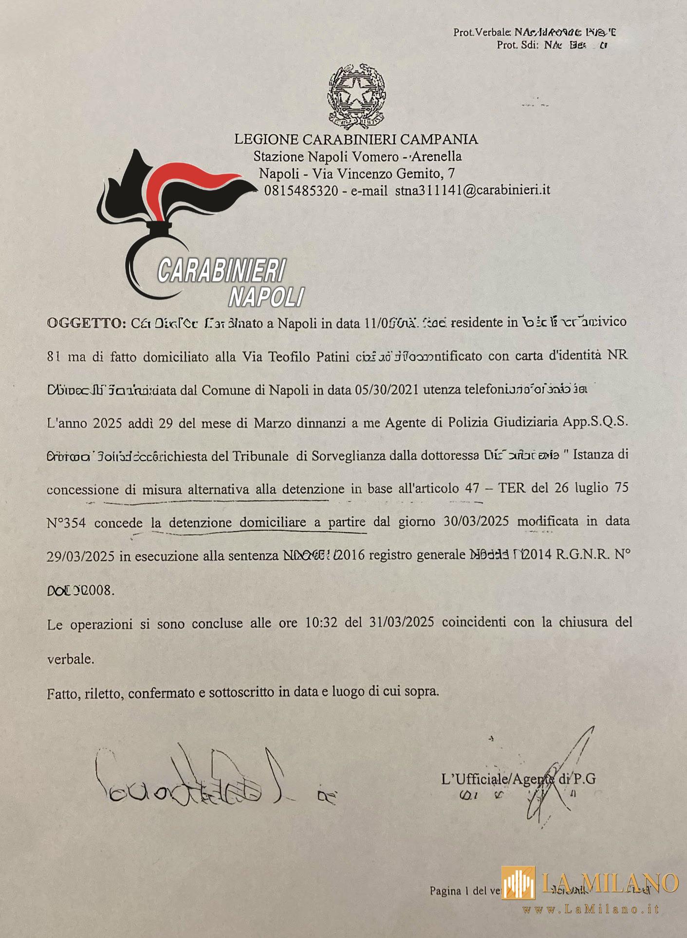 Napoli: 74enne si finge ai domiciliari per evitare lo sfratto