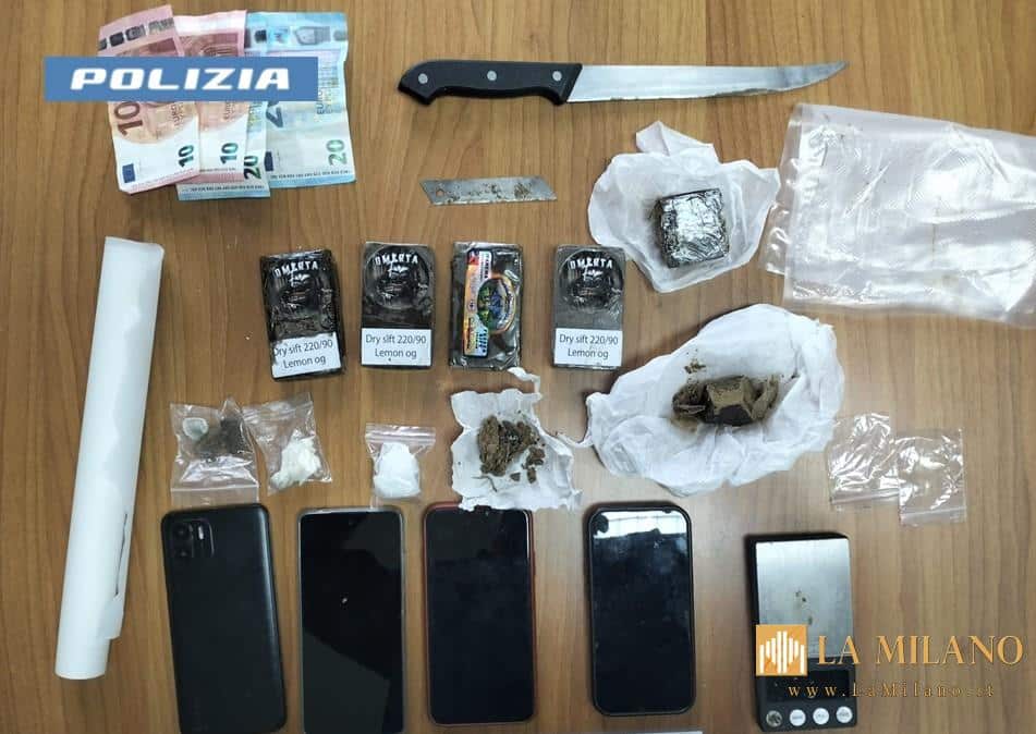 Taranto, spaccio via social: 24enne arrestato con mezzo chilo di hashish