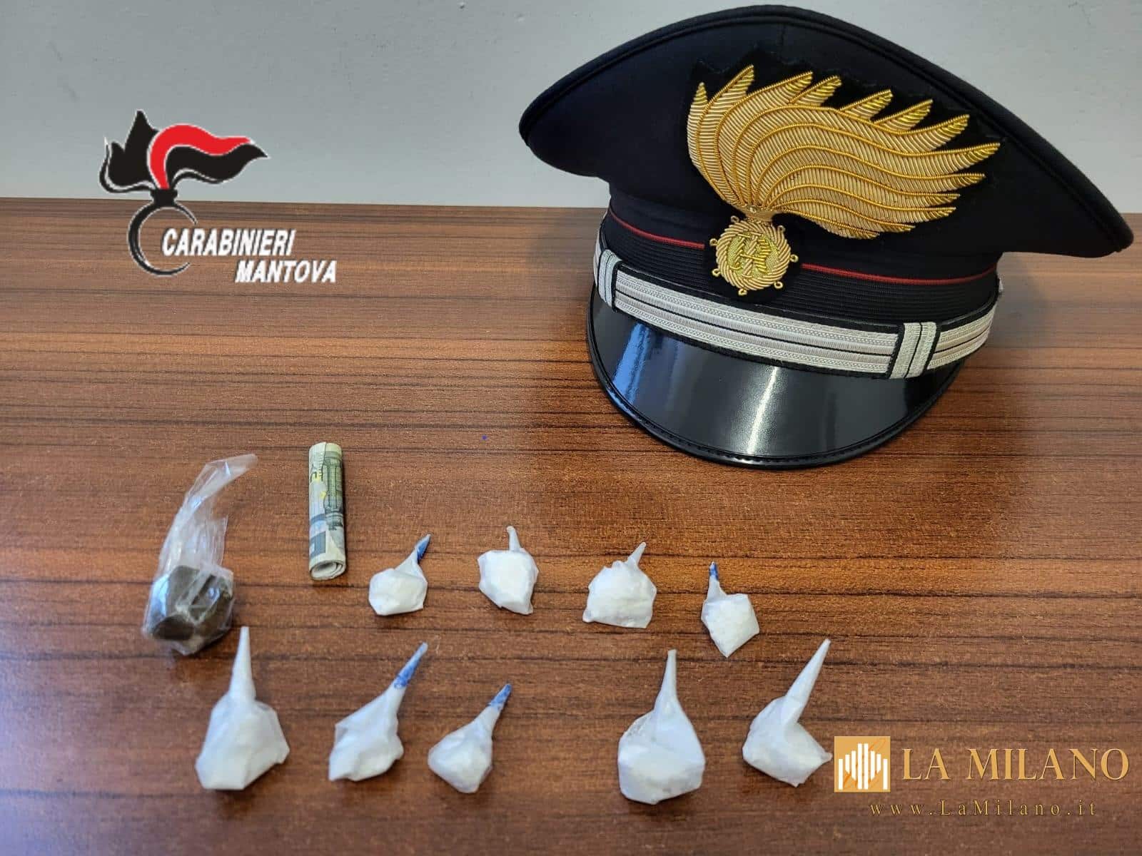 Arresto a Roverbella: Carabinieri scoprono spaccio di cocaina ed hashish durante un controllo