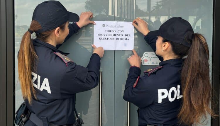 Roma, stretta della Polizia su strutture ricettive e locali: 300mila euro di sanzioni e 7 attività sotto sequestro