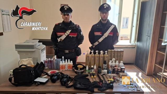 San Giorgio Bigarello: Carabinieri smantellano la banda dei furti, arrestati due malfattori