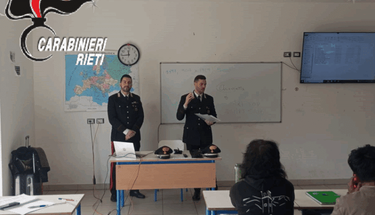 A scuola con i Carabinieri: educazione alla legalità per i ragazzi del reatino