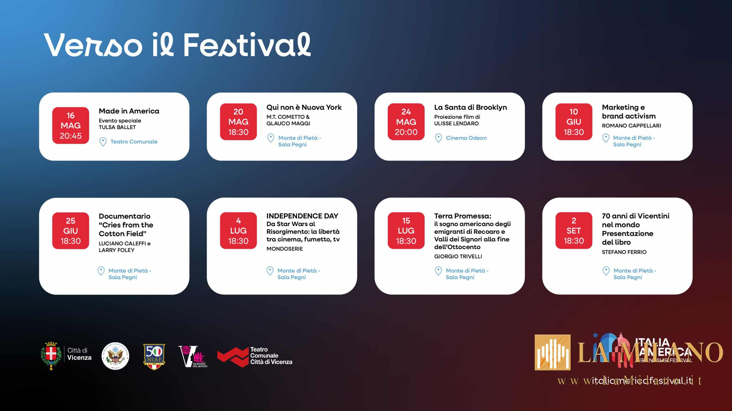 Un ponte tra l'Italia e gli Stati Uniti: nasce a l’ITALIA–AMERICA Friendship Festival