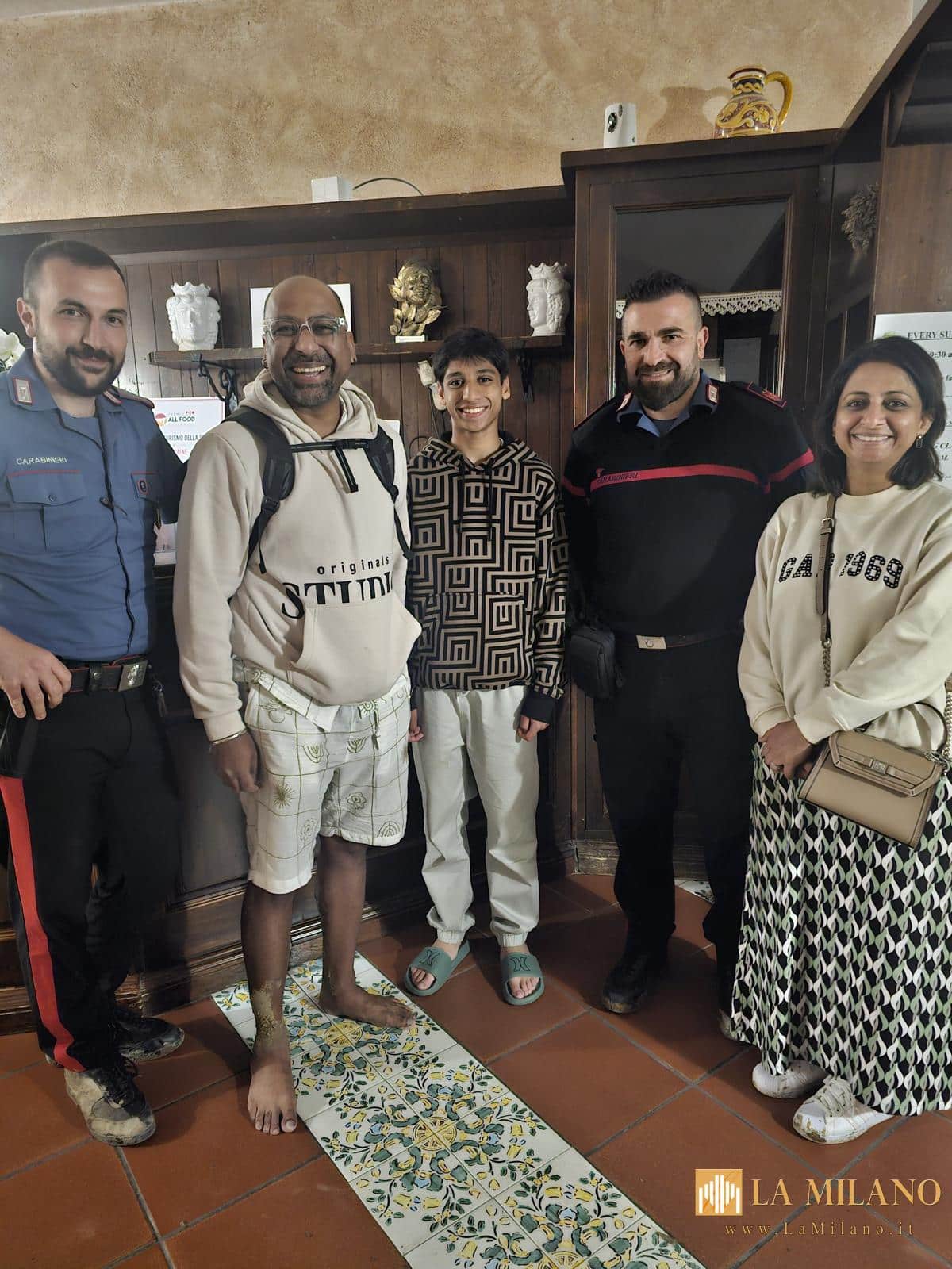 Turisti dispersi nella notte tra le campagne, salvati dai Carabinieri a Lercara Friddi