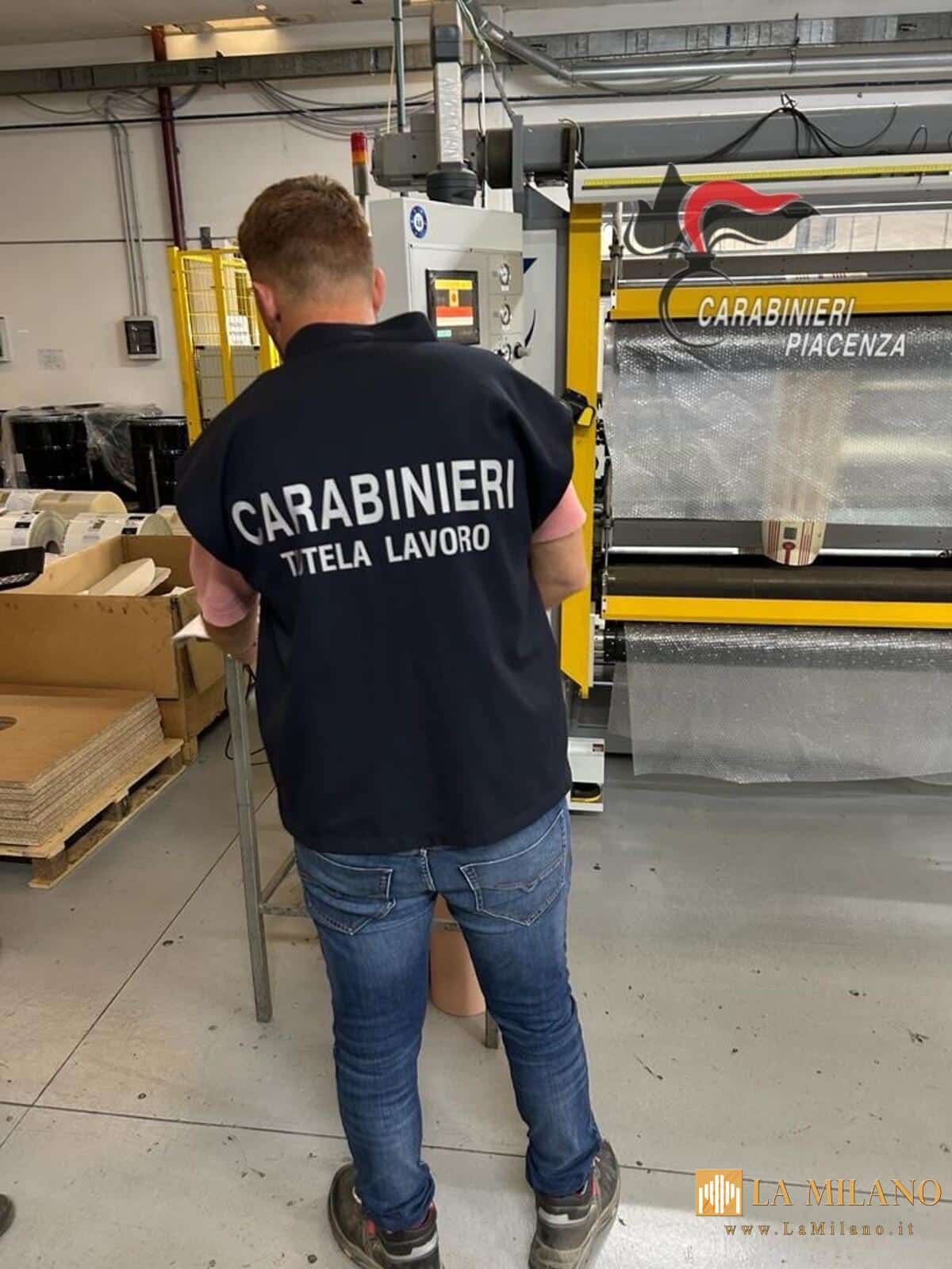 Piacenza, blitz dei Carabinieri del NIL: Sospese 3 aziende per lavoro nero e gravi violazioni sulla sicurezza