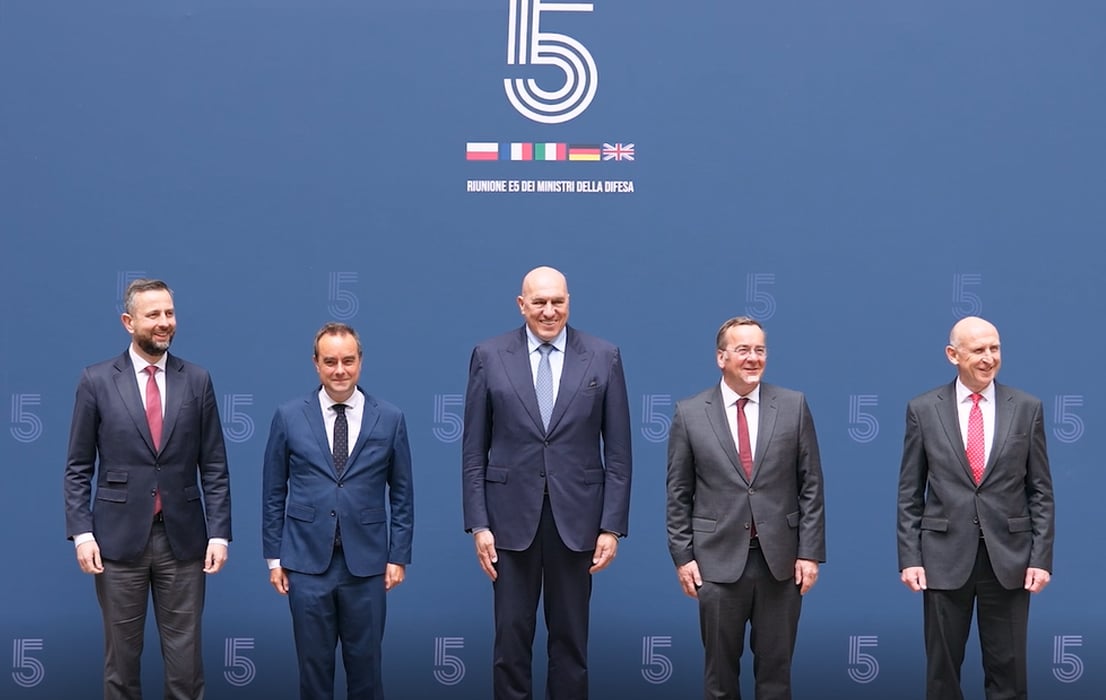 Difesa: a Roma la riunione del formato “E5” dei ministri della difesa