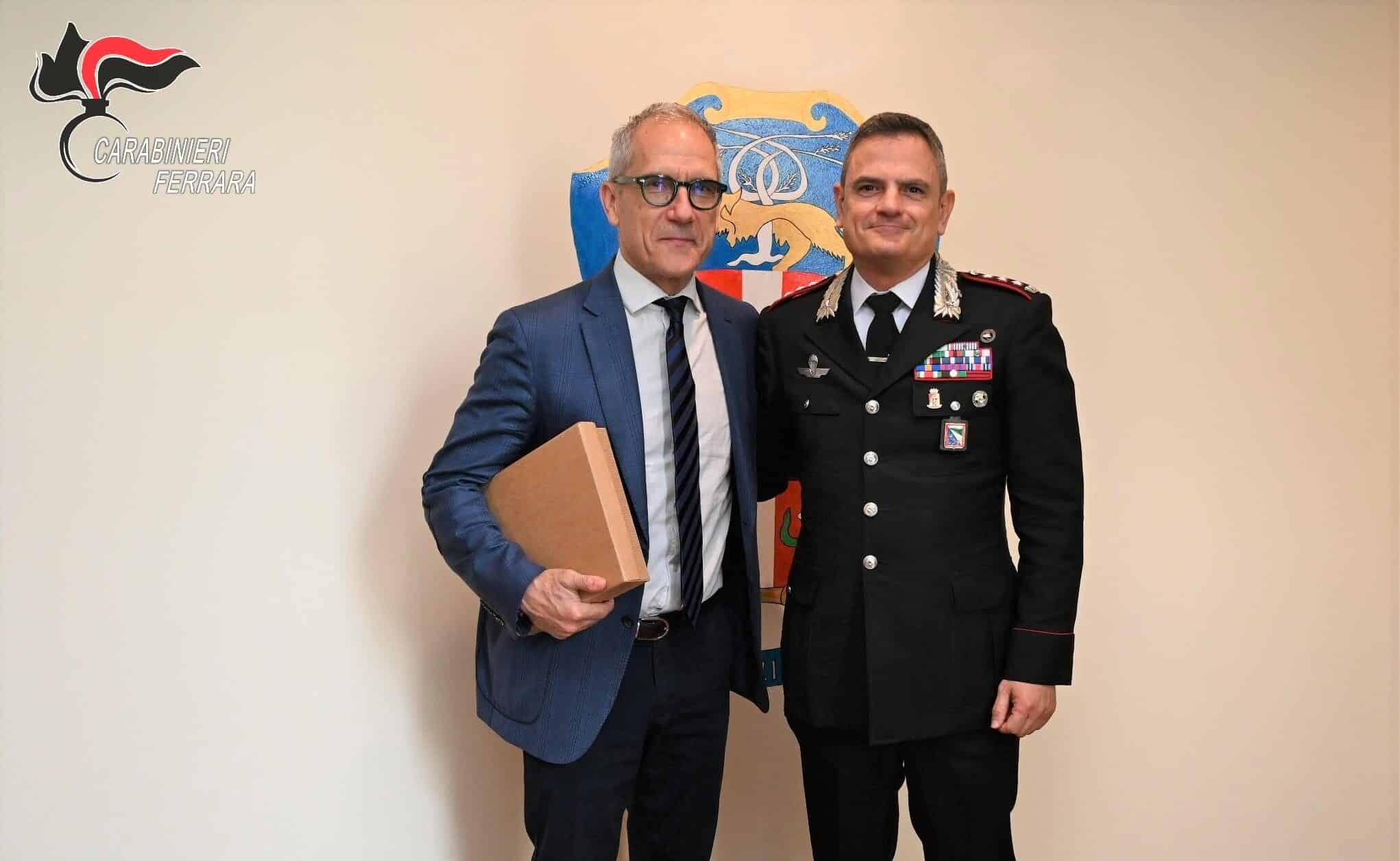 Ferrara, il Procuratore Garau in visita al Comando Provinciale dei Carabinieri