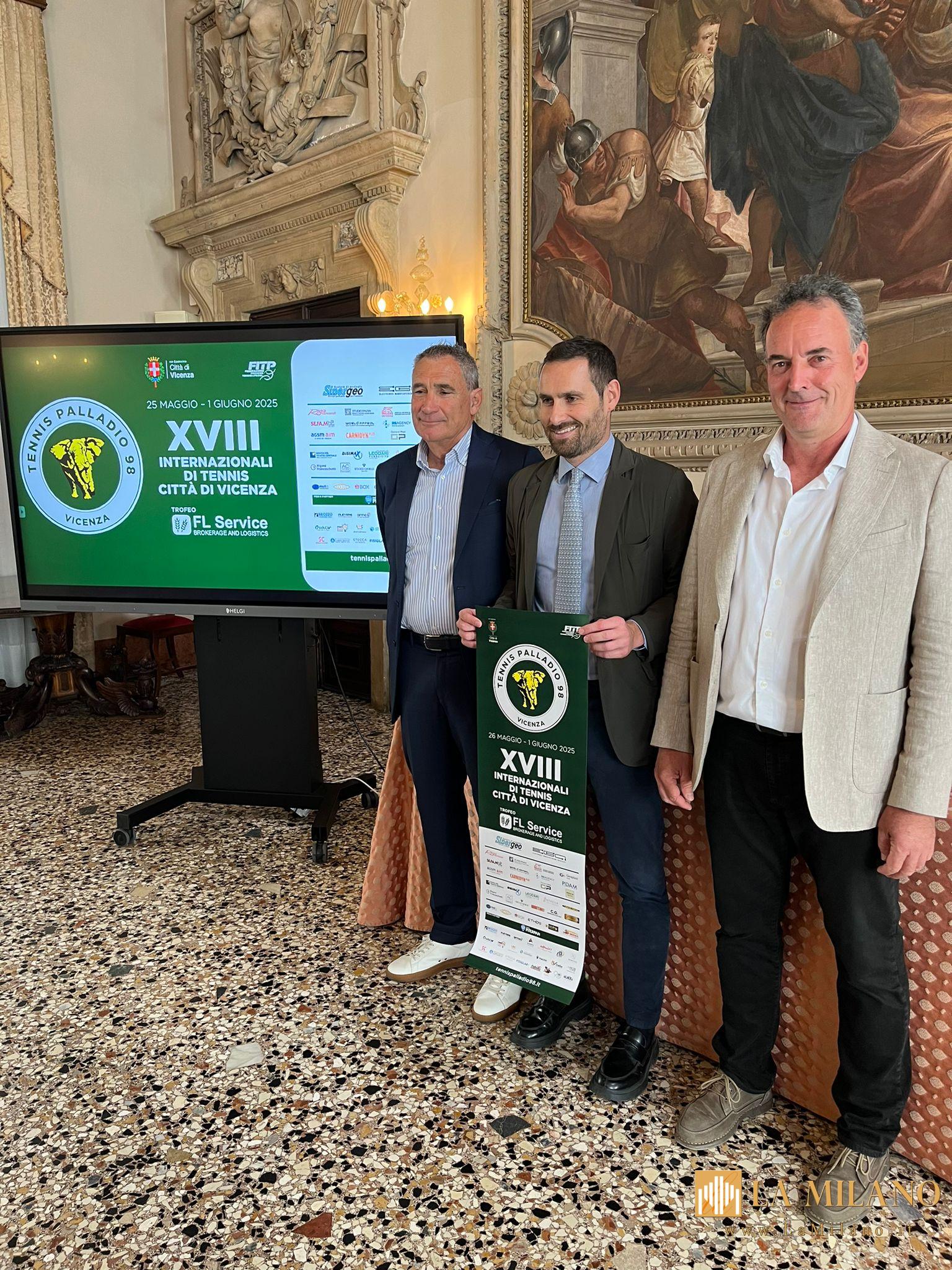 Internazionali di Tennis “Città di Vicenza”: dal 25 maggio al 1° giugno il grande tennis torna al Tennis Palladio 98.