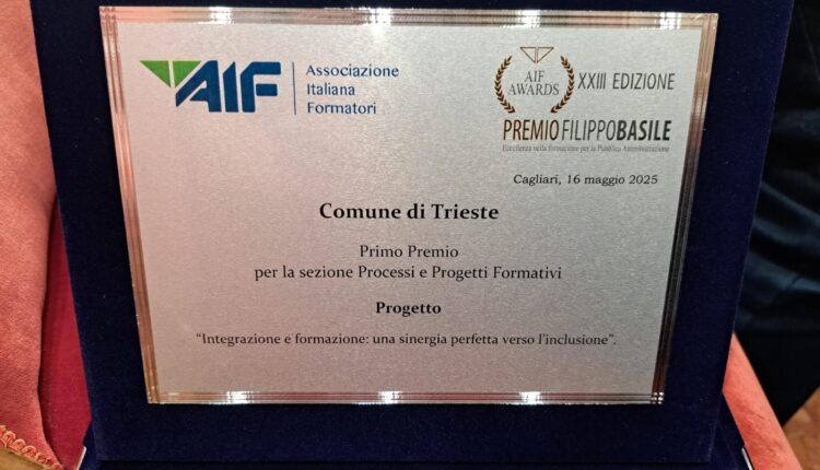 Il Comune di Trieste brilla alla XXIII edizione del Premio Basile: doppia vittoria per inclusione e innovazione digitale