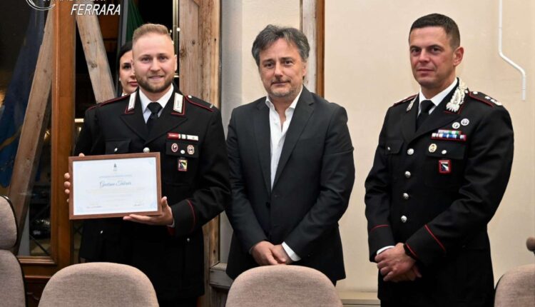 Rianima un anziano colto da malore: a Bondeno il Maresciallo Talente riceve il merito civico