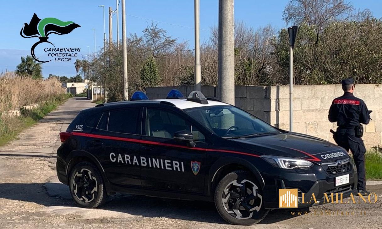 San Foca, abuso edilizio camuffato con rete mimetica: scatta il sequestro