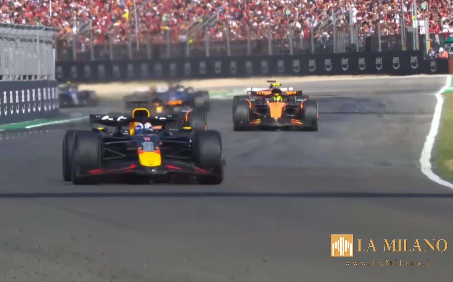 Formula1: Verstappen trionfa a Imola, le due McLaren completano il podio