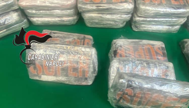 Sequestrati 36 chili di cocaina ad Angri, valore 5 milioni di euro