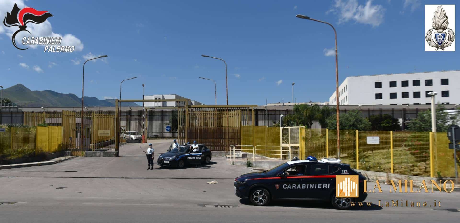 Corruzione e droga al Pagliarelli: 12 arresti per traffico nel carcere, sequestrati telefoni e cocaina