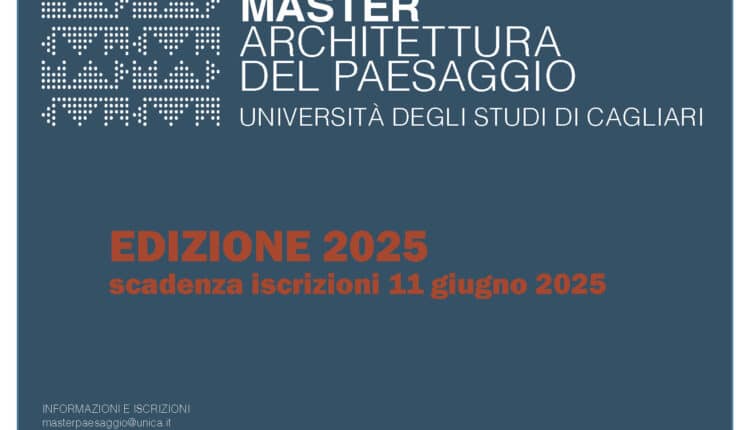 Carbonia: aperte le iscrizioni alla terza edizione del Master Internazionale in Architettura del Paesaggio