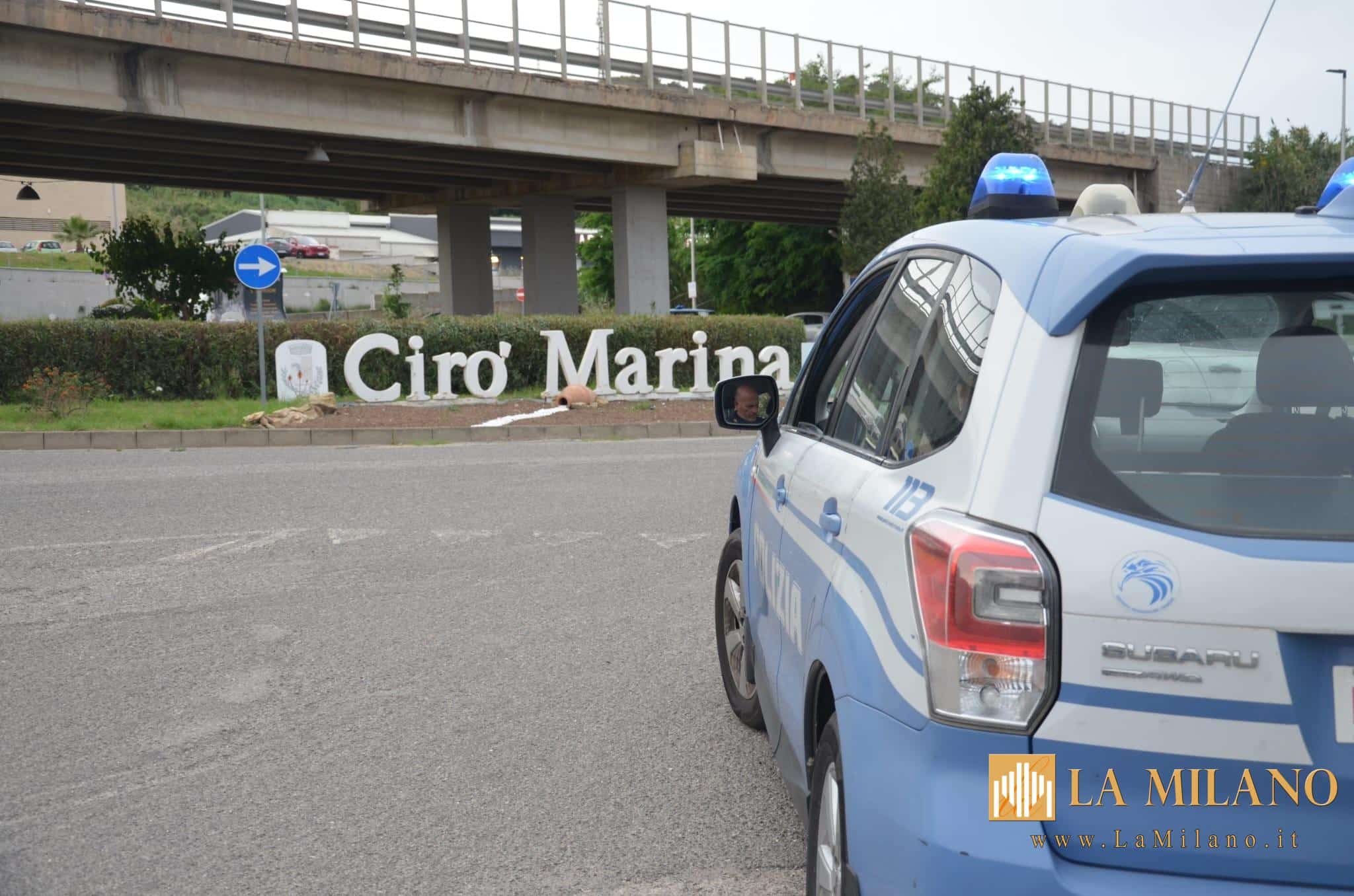Maxi controllo a Cirò Marina: sanzioni e sequestri durante il servizio interforze della Polizia