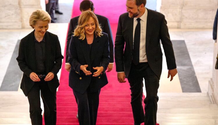 Meloni riunisce Usa e Ue a Roma: "Un nuovo inizio" nei rapporti transatlantici.