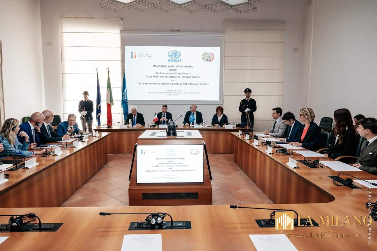 Italia e UNICRI firmano un Memorandum d’Intesa: alleanza strategica contro la criminalità globale.