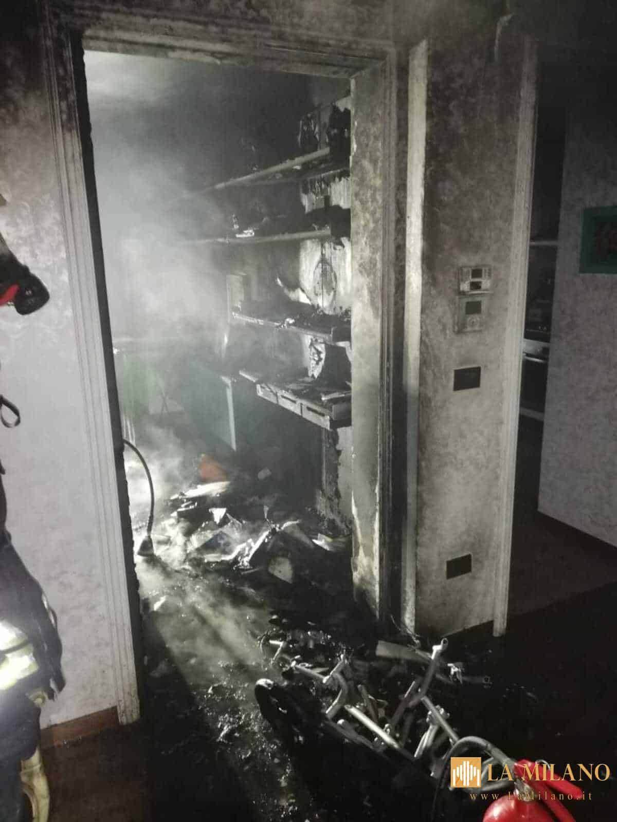Pescara, incendio in condominio: Salvate 13 famiglie